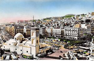 Alger - Place du Gouvernement et Mosquee Djemaa-Djedid 